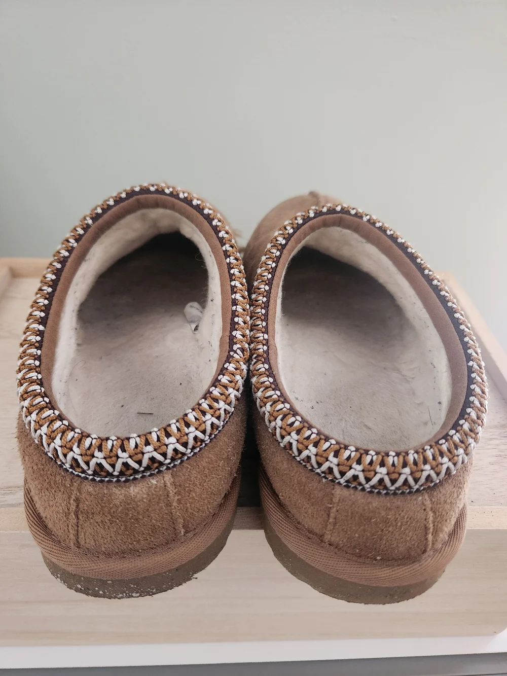 UGG Big Kid's Brown Suede Cozy Slip-On Mule Size 5